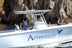 Alpana Promenade en mer et pêche sportive à Porto, Girolata et Scandola, Corse