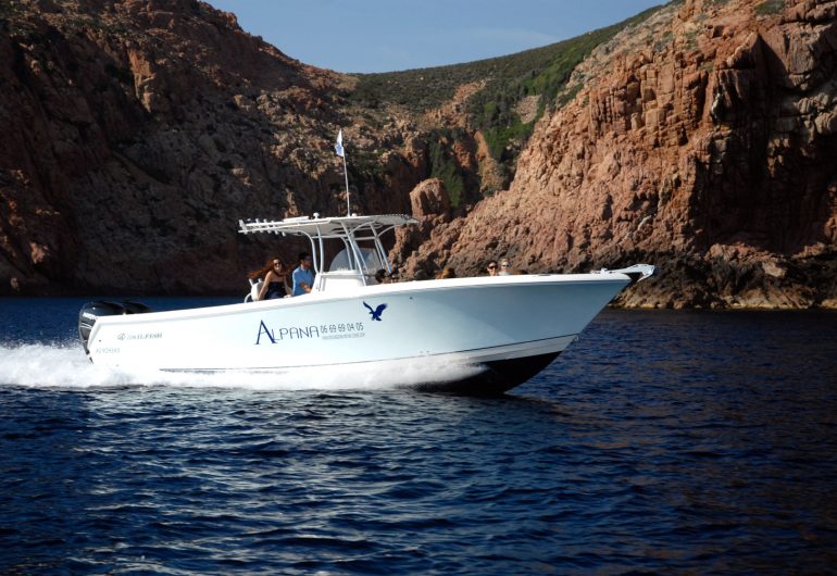 balade sortie en mer corse alpana depart porto scandola girolata piana