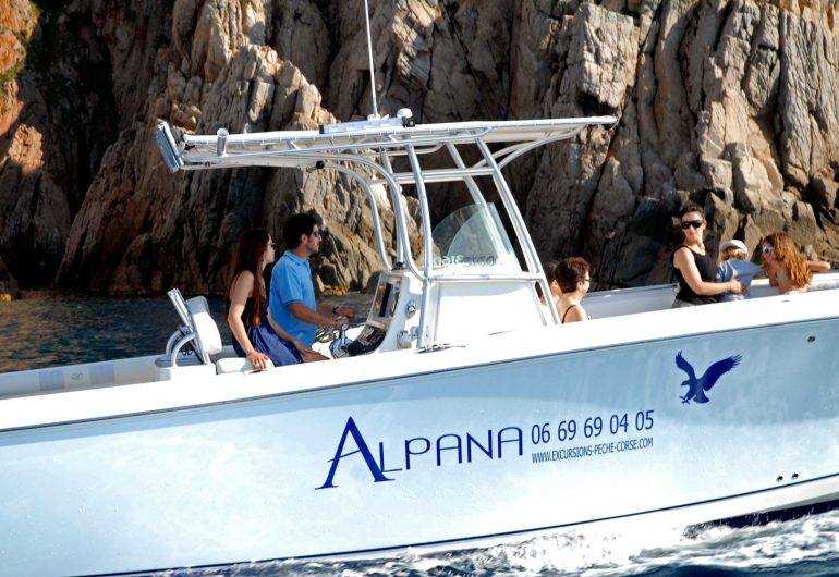 balade sortie en mer corse alpana depart porto scandola girolata piana