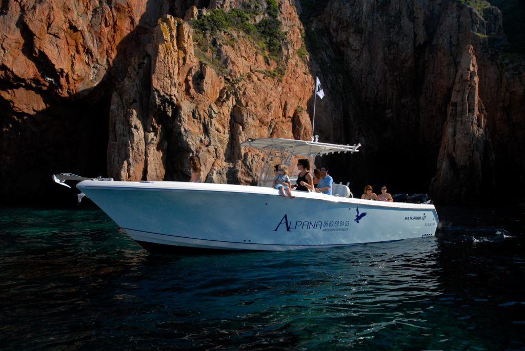 balade sortie en mer corse alpana depart porto