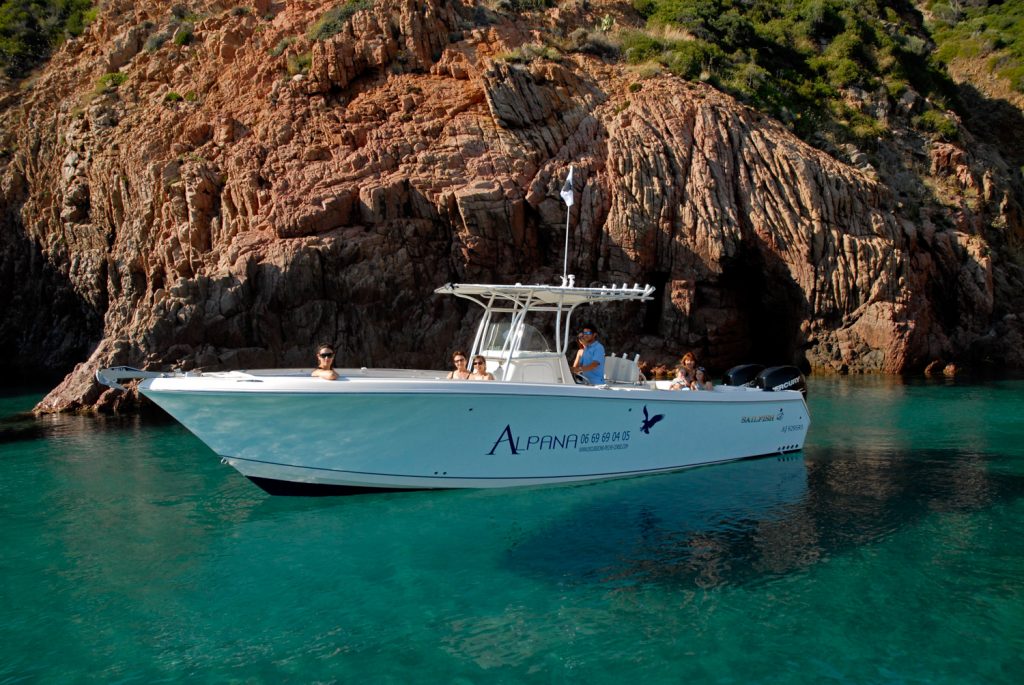 balade sortie en mer corse alpana depart porto